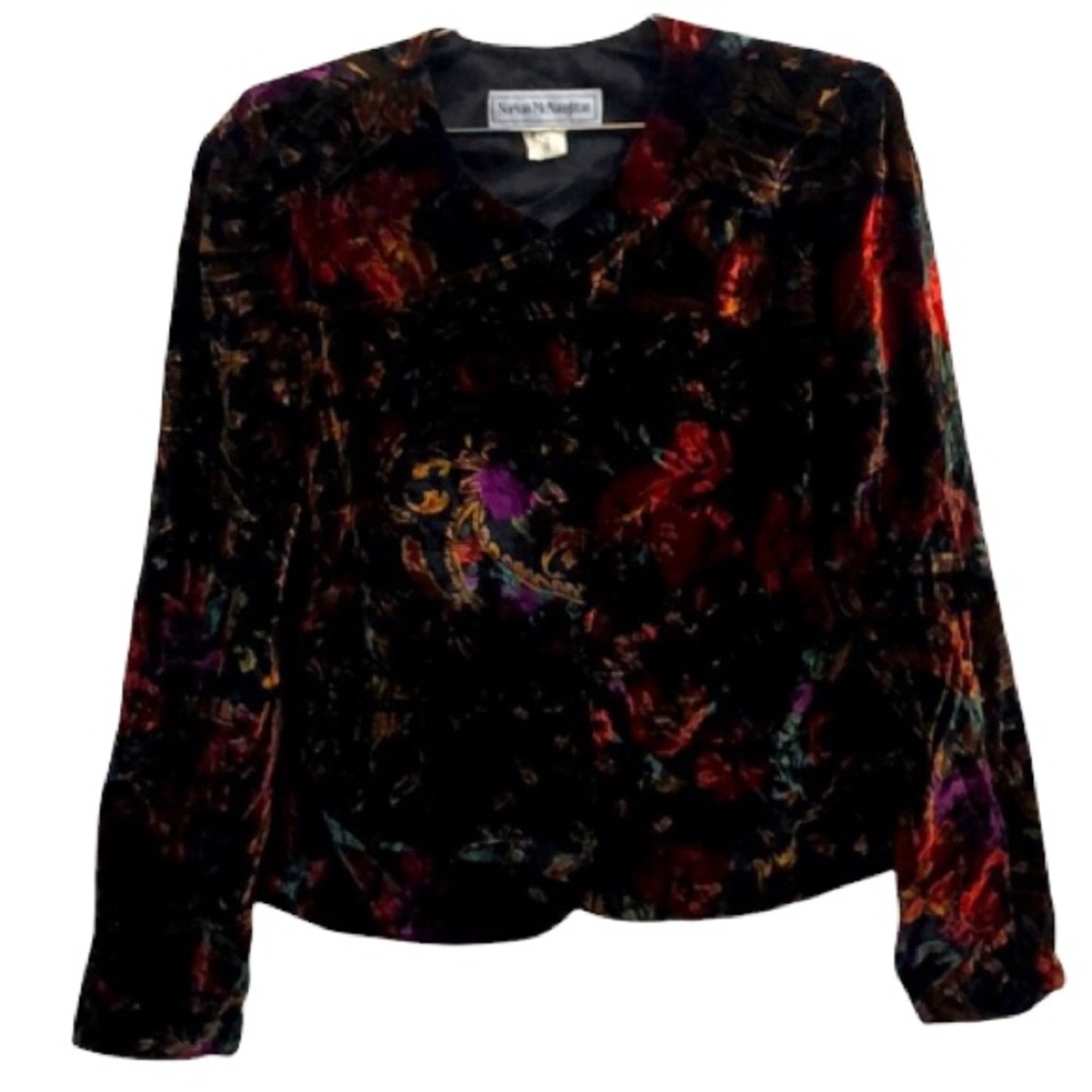 Velour blazer